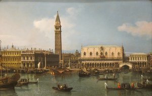(Giovanni Antonio Canal) Canaletto - The Molo from the Bacino di San Marco, Venice, 1747-50