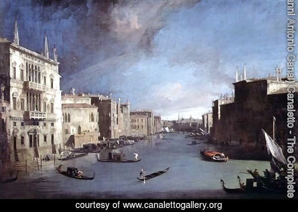 View on the Grand Canal, 1729