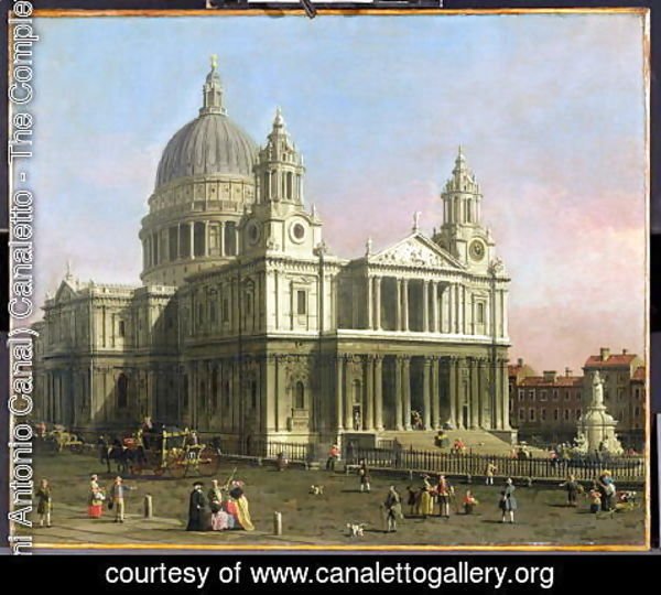 (Giovanni Antonio Canal) Canaletto - St. Paul's Cathedral, 1754