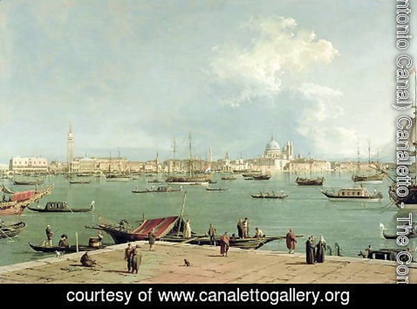 (Giovanni Antonio Canal) Canaletto - Venice- The Baccio di S. Marco from S. Giorgio Maggiore, c.1740