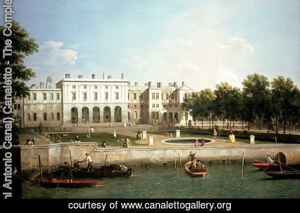 Old Somerset House from the River Thames, c.1746-50