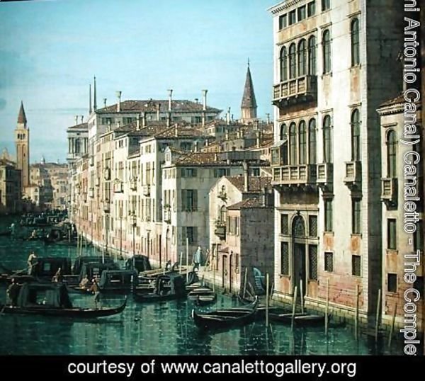 (Giovanni Antonio Canal) Canaletto - Entrance to the Grand Canal: Looking West, c.1738-42 (detail-2)