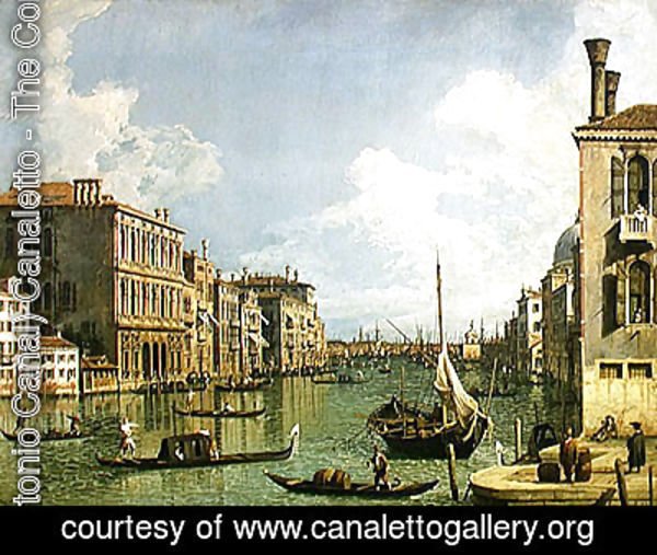 (Giovanni Antonio Canal) Canaletto - View of the Grand Canal 2