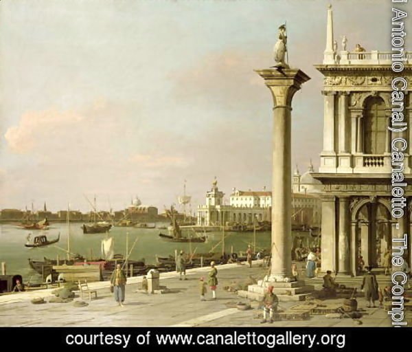 (Giovanni Antonio Canal) Canaletto - View of The Entrance to the Grand Canal from the Piazzetta