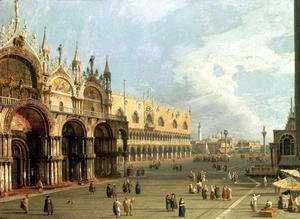 (Giovanni Antonio Canal) Canaletto - St.Mark's Square, Venice
