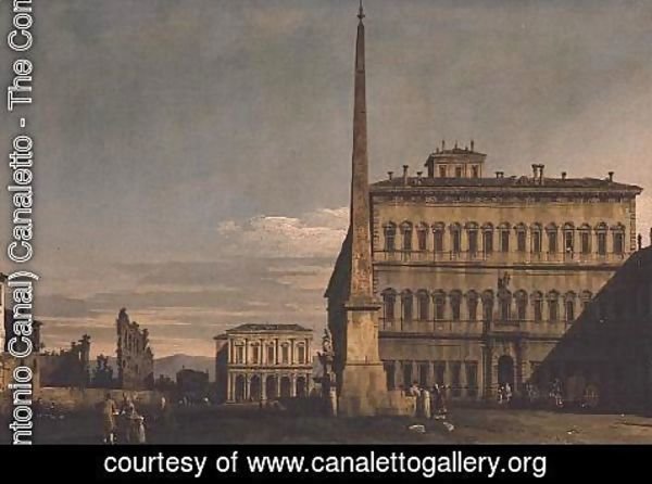 (Giovanni Antonio Canal) Canaletto - Piazza di San Giovanni in Latero, Rome