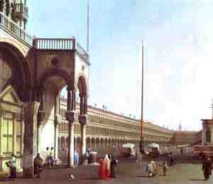 (Giovanni Antonio Canal) Canaletto - Piazza di San Marco from the Doges' Palace