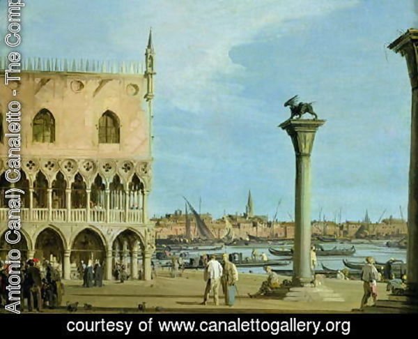 (Giovanni Antonio Canal) Canaletto - The Piazzetta di San Marco Looking South, Venice
