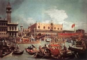 (Giovanni Antonio Canal) Canaletto - Return of the Bucintoro on Ascension Day