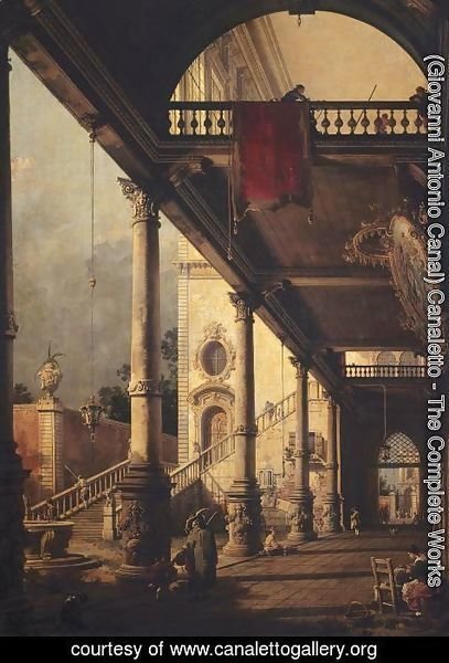 (Giovanni Antonio Canal) Canaletto - Perspective