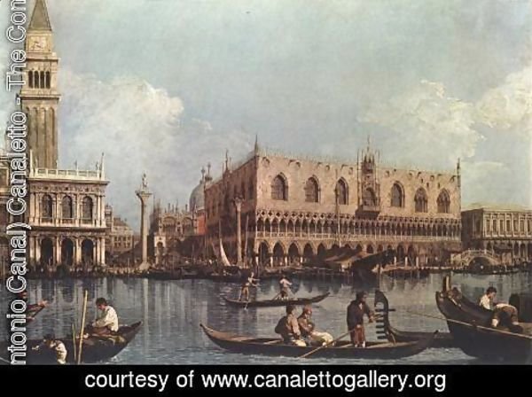 (Giovanni Antonio Canal) Canaletto - View of the Bacino di San Marco (or St Mark's Basin)