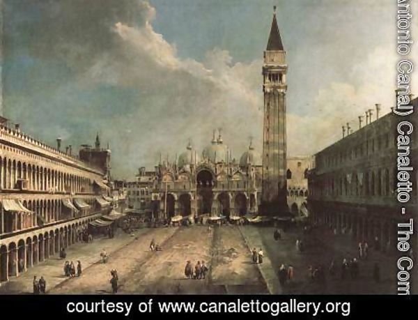 (Giovanni Antonio Canal) Canaletto - Piazza San Marco