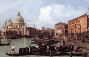 (Giovanni Antonio Canal) Canaletto - The Molo: Looking West (detail)