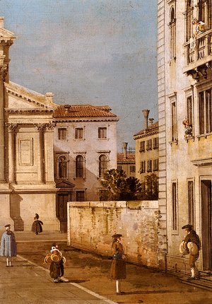 (Giovanni Antonio Canal) Canaletto - S. Francesco Della Vigna: Church And Campo