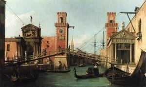 (Giovanni Antonio Canal) Canaletto - Entrance to the Arsenal