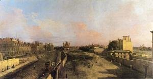 (Giovanni Antonio Canal) Canaletto - London: Whitehall and the Privy Garden looking North