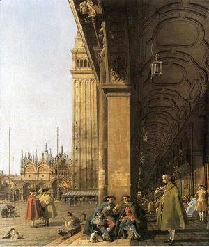 (Giovanni Antonio Canal) Canaletto - Piazza San Marco, Looking East from the Southwest Corner