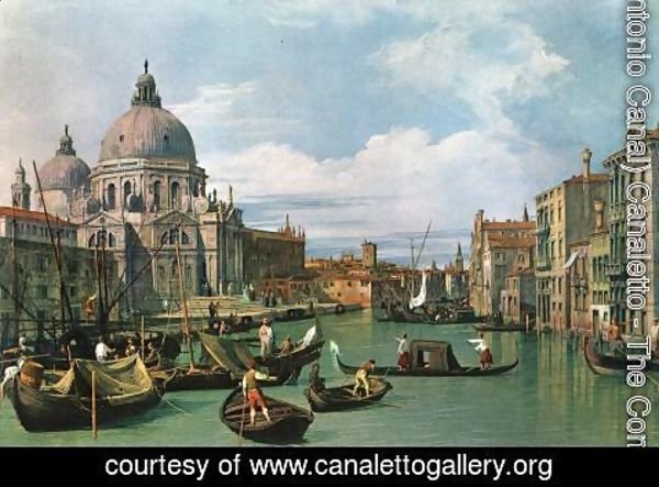 (Giovanni Antonio Canal) Canaletto - The Grand Canal at the Salute Church 2