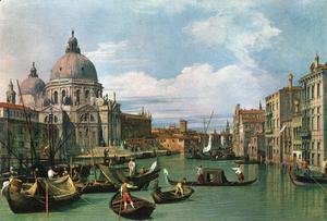 (Giovanni Antonio Canal) Canaletto - The Grand Canal at the Salute Church 2
