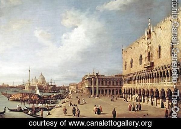 (Giovanni Antonio Canal) Canaletto - View of the Ducal Palace
