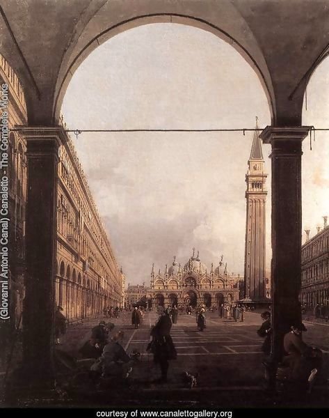 Piazza San Marco, Looking East from the North-West Corner
