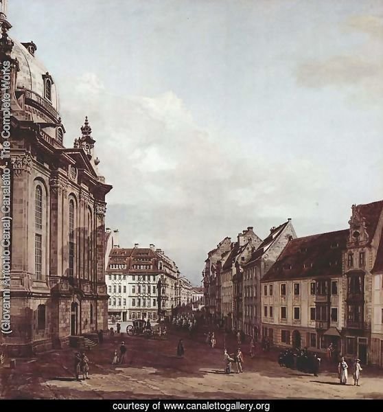 View of Dresden, the Frauenkirche