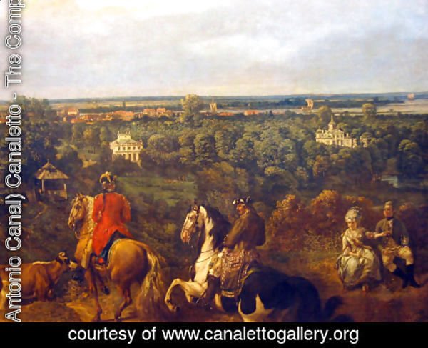 (Giovanni Antonio Canal) Canaletto - view on Lazienki in Warsaw
