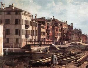 (Giovanni Antonio Canal) Canaletto - View of San Giuseppe di Castello (detail)
