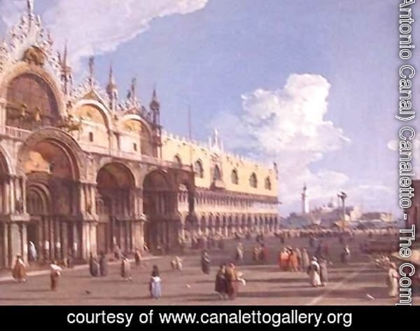 (Giovanni Antonio Canal) Canaletto - View of Venice with St Marks