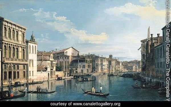 Venice The Grand Canal from Palazzo Flangini to the Church of San Marcuola 2