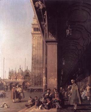 (Giovanni Antonio Canal) Canaletto - Piazza San Marco Looking East from the South West Corner 2