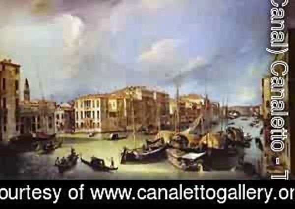 (Giovanni Antonio Canal) Canaletto - Grand Canal Looking North-East From The Palazzoorner-Spinelli