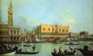 (Giovanni Antonio Canal) Canaletto - The Bucintoro At The Molo On Ascension Day 1 1732