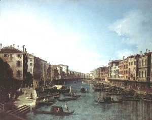 (Giovanni Antonio Canal) Canaletto - The Grand Canal 3