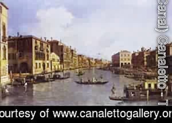 The Grand Canal Looking Down To The Rialto Bridge 1758-63