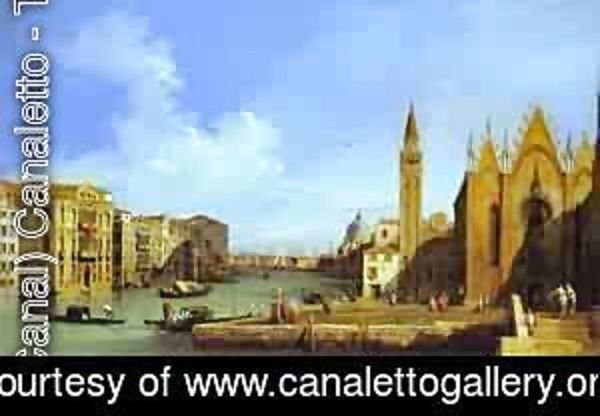 (Giovanni Antonio Canal) Canaletto - The Molo Looking East 1730