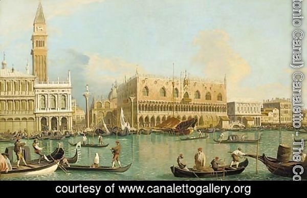 The Molo, the Doge's Palace, and the Piazzetta, Venice, from the Bacino