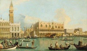 The Molo, the Doge's Palace, and the Piazzetta, Venice, from the Bacino