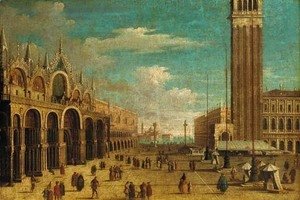 (Giovanni Antonio Canal) Canaletto - The Piazza San Marco, Venice, looking south