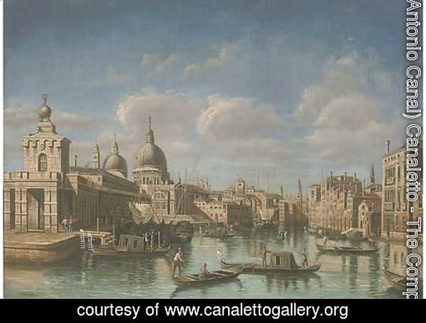 The Grand Canal, Venice, looking west to Sante Maria della Salute