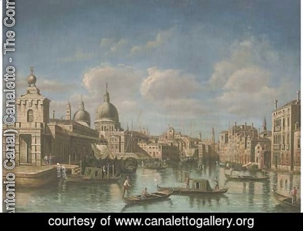 (Giovanni Antonio Canal) Canaletto - The Grand Canal, Venice, looking west to Sante Maria della Salute