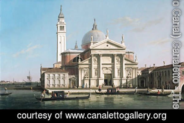 The Church of S. Giorgio Maggiore, Venice, with sandalos and gondolas 2