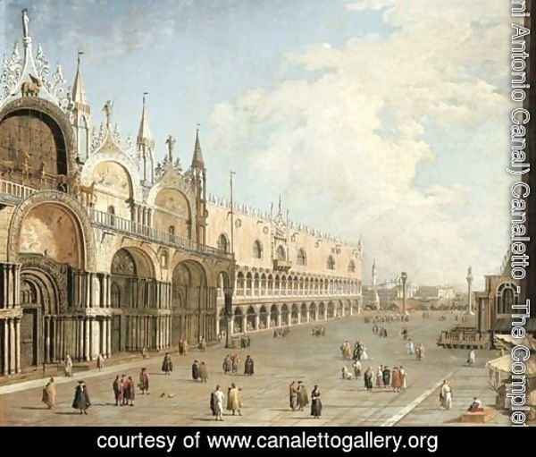 The Piazza San Marco and the Doge's Palace, Venice