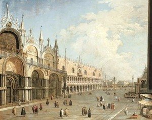 (Giovanni Antonio Canal) Canaletto - The Piazza San Marco and the Doge's Palace, Venice