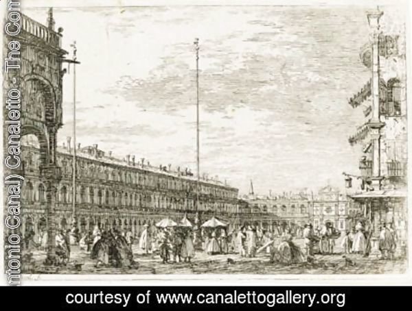 (Giovanni Antonio Canal) Canaletto - Le Procuratie E S. Ziminian