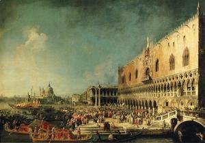 (Giovanni Antonio Canal) Canaletto - Arrival of the French Ambassador in Venice 1740s