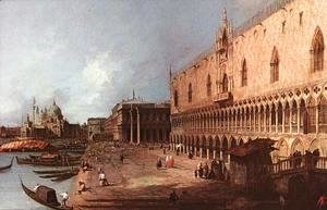 (Giovanni Antonio Canal) Canaletto - Doge Palace c. 1725