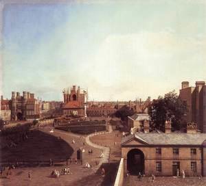 (Giovanni Antonio Canal) Canaletto - London Whitehall And The Privy Garden From Richmond House