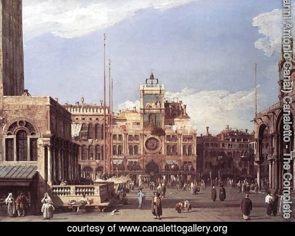 Piazza San Marco   The Clocktower 1729