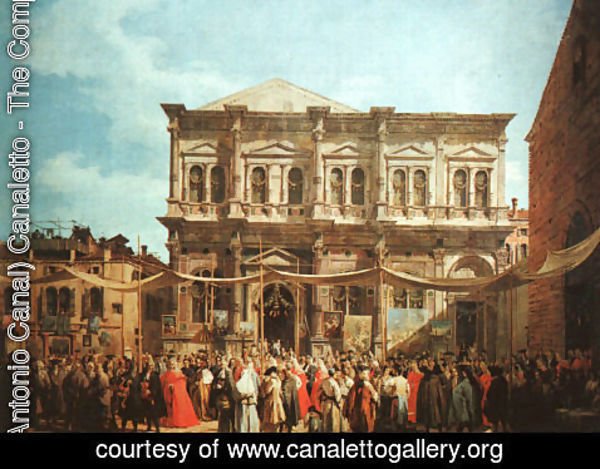 (Giovanni Antonio Canal) Canaletto - The Feast Day Of St Roch